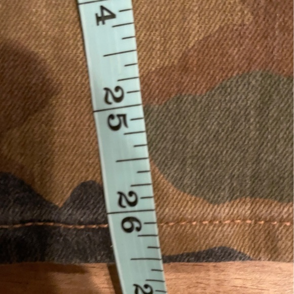 NWOT Madewell The High Rise Slim Boy Jean camo Cottontail Stretch Fall Size 25 - Picture 6 of 10